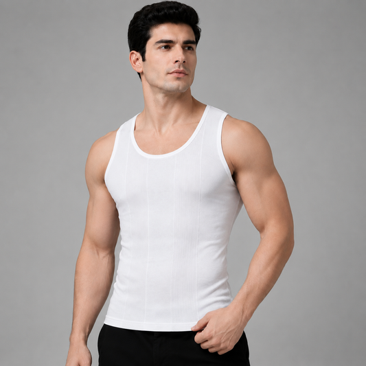 MJees Men's Rib Vest