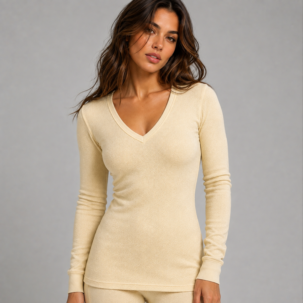 Premium Woolen Body Warmer V-Neck Full Sleeve Shirt